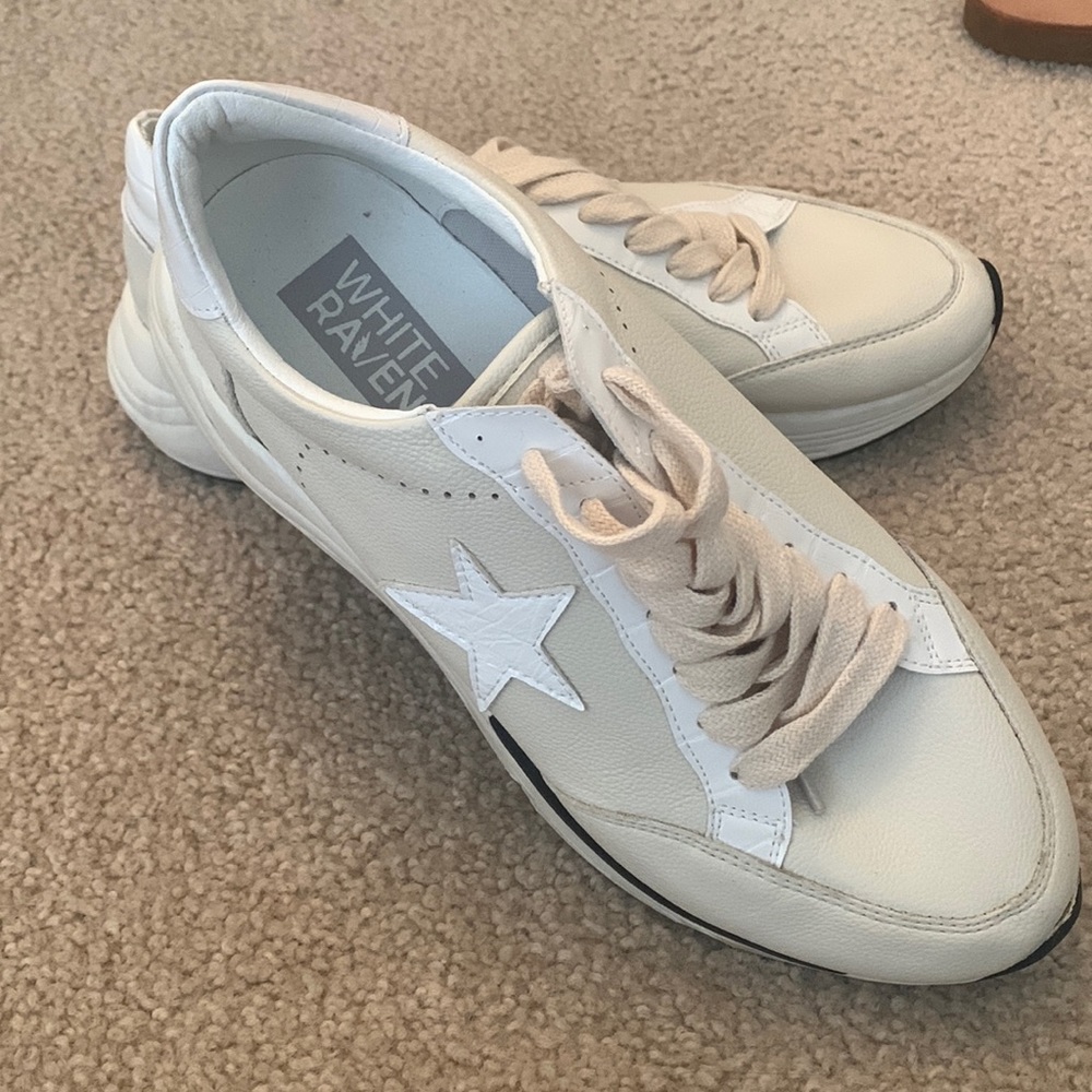 New White Raven star sneakers